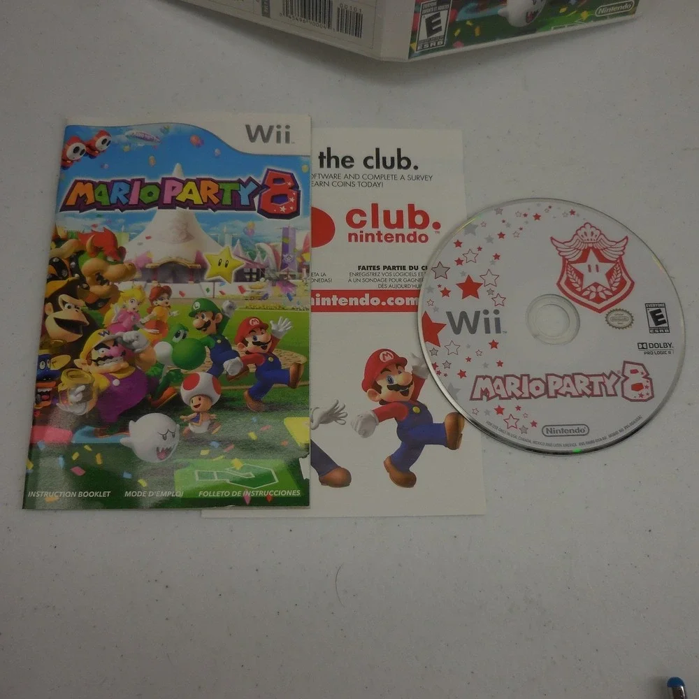 Mario Party 8 Nintendo Wii CIB Complete with Manual Tested & Working Game